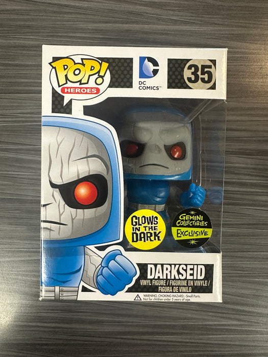 Funko POP! Heroes: DC Comics - Darkseid (GiTD)(Gemini Collectibles)(Damaged Box) [B] #35