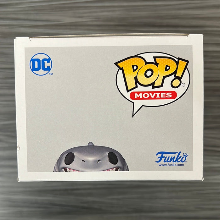 Funko POP! Movies: The Suicide Squad - King Shark [Metallic] (DC Shop)(Damaged Box) #1114