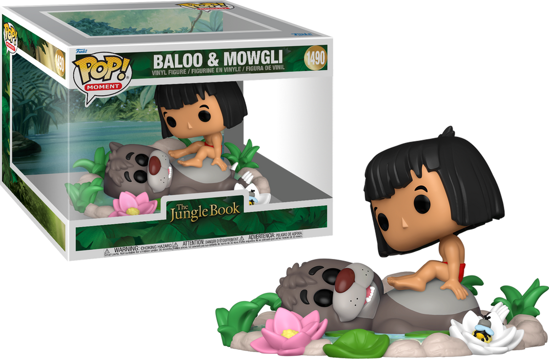 Funko POP! Moment: The Jungle Book - Baloo & Mowgli #1490