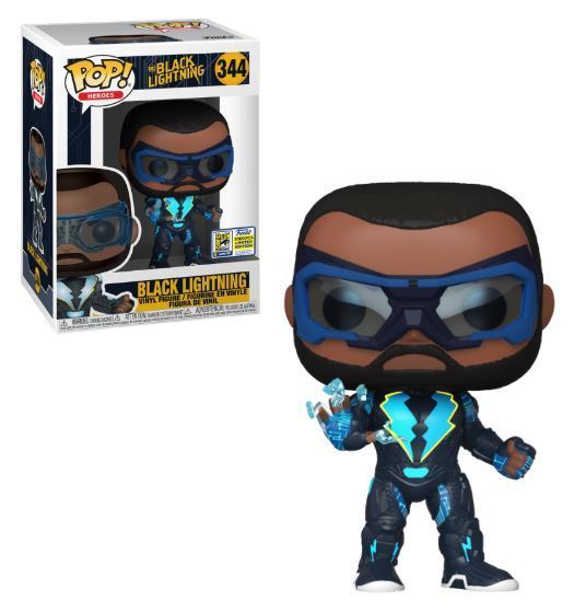 Funko POP! Heroes: DC Black Lightning (2020 SDCC)(Damaged Box) #344