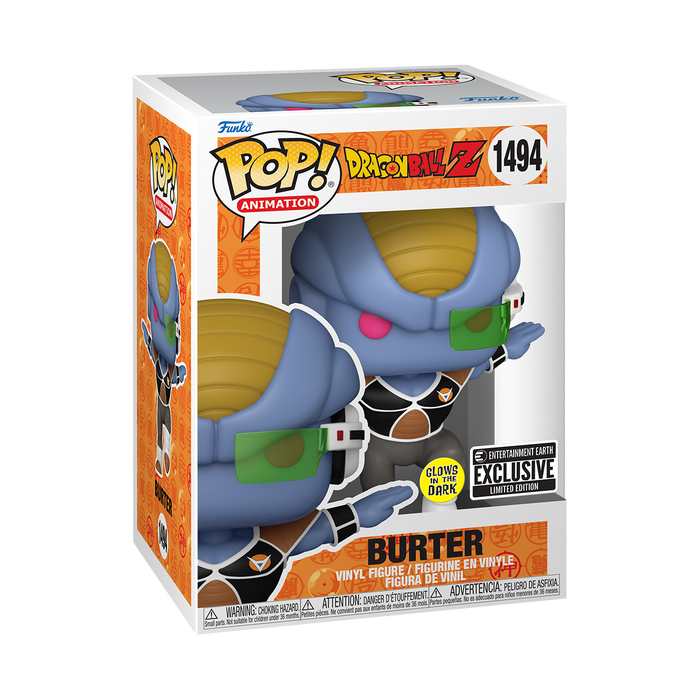 Funko POP! Animation: Dragon Ball Z - Burter (GiTD)(Entertainment Earth) #1494