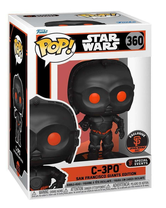 Funko POP! Star Wars: C-3PO [SF GIANTS][Black] #360