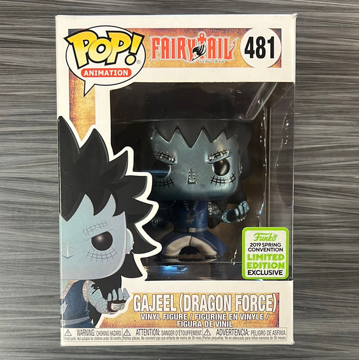 Funko POP! Animation: Fairytail - Gajeel (Dragon Force)(2019 Spring Convention)(Damaged Box)[B] #481