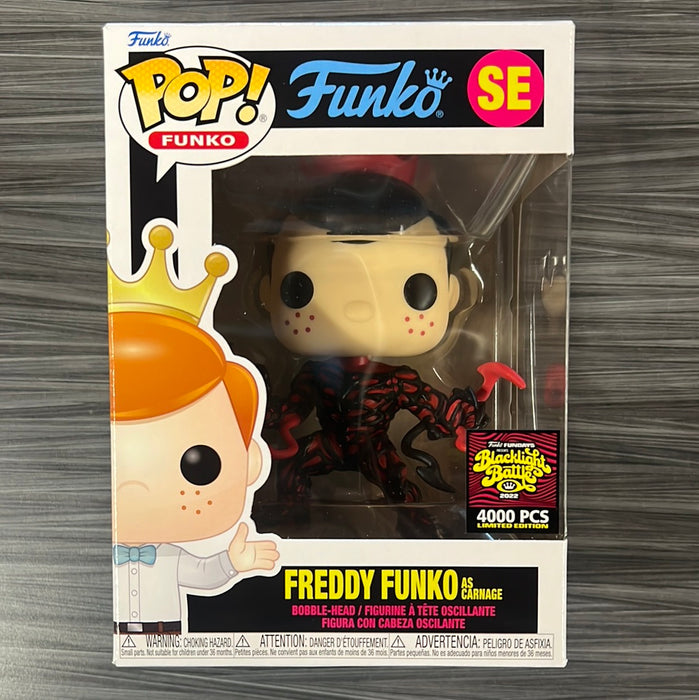 Funko POP! Funko: Freddy Funko as Carnage (Blacklight Battle)(4000 PCS)(Damaged Box)[A] #SE