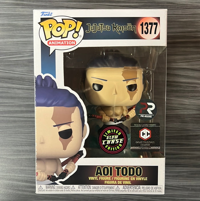 Funko POP! Animation: Jujutsu Kaisen - Aoi Todo (GiTD)(CHASE)(Pre Release)(Chalice Collectibles)(Damaged Box) #1377