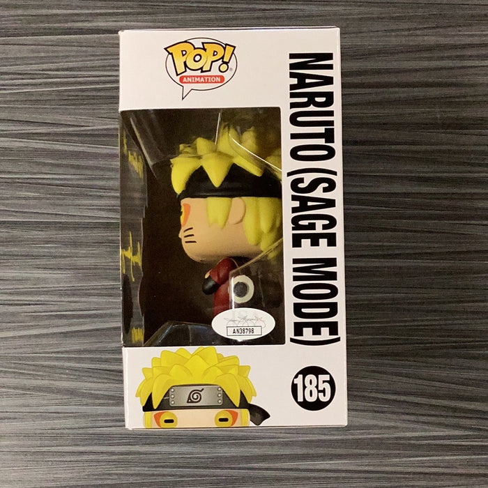 Funko POP! Animation: Naruto Shippuden - Naruto [Sage Mode](Special Edition)(Signed/Maile Flanagan/JSA)[Yellow Signature] #185