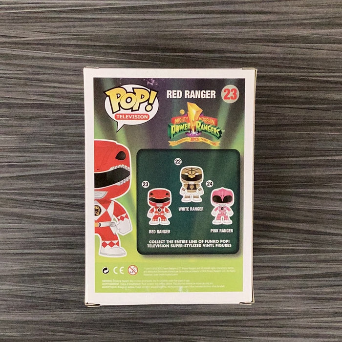 Funko POP! Television: Power Rangers - Red Ranger (Damaged Box) #23