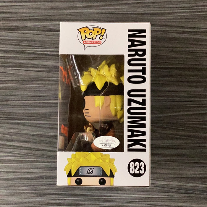 Funko POP! Animation: Naruto Shippuden - Naruto Uzumaki [Eating Noodles](BoxLunch)(Signed/Maile Flanagan/JSA) #823