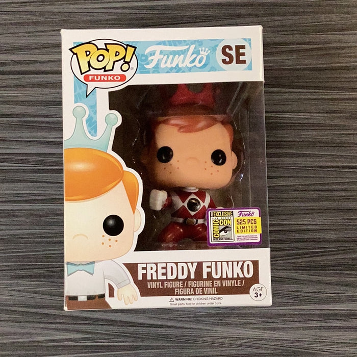 Funko POP! Freddy Funko As Red Ranger (2017 SDCC)(525 PCS)(Damaged Box) #SE