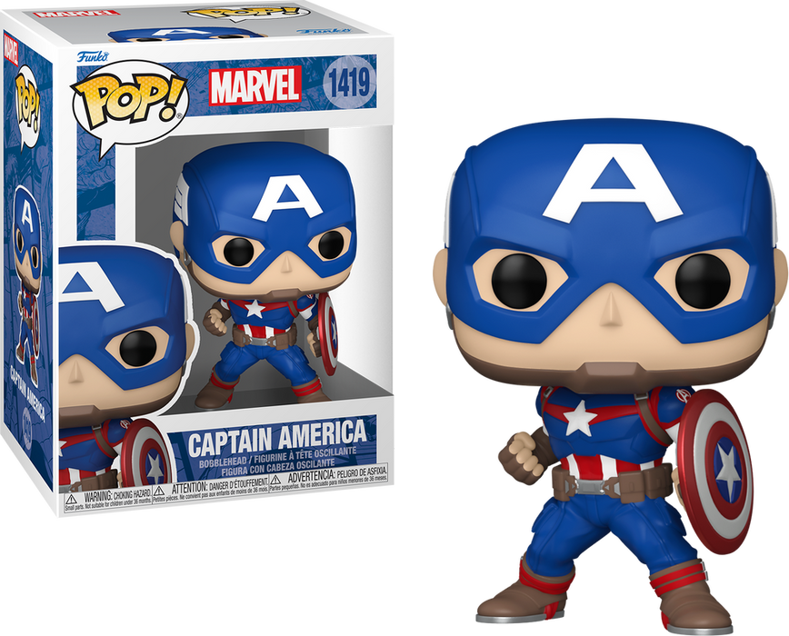 Funko POP! Marvel: Captain America [New Classic] #1419