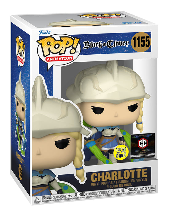 Funko POP! Animation: Black Clover - Charlotte (GiTD)(Chalice Exclusive) #1155