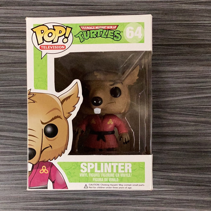 Funko POP! Television: TMNT - Splinter (Damaged Box)[C] #64