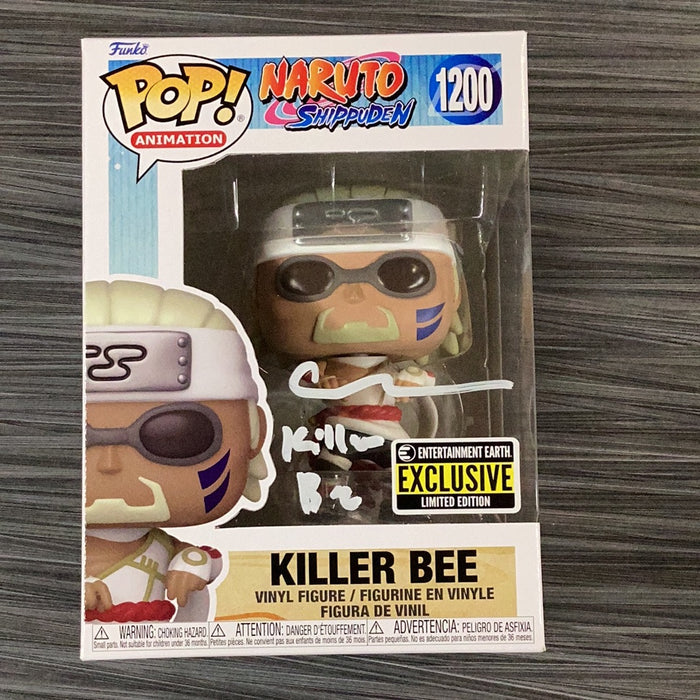 Funko POP! Animation: Naruto Shippuden - Killer Bee (Entertainment Earth)(Signed/Catero Colbert/JSA)[White Signature] #1200