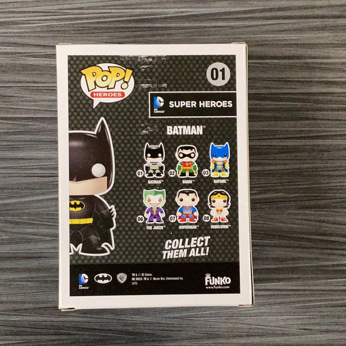 Funko POP! Heroes: Batman [Gold] (GameStop)(Damaged Box)[B] #01