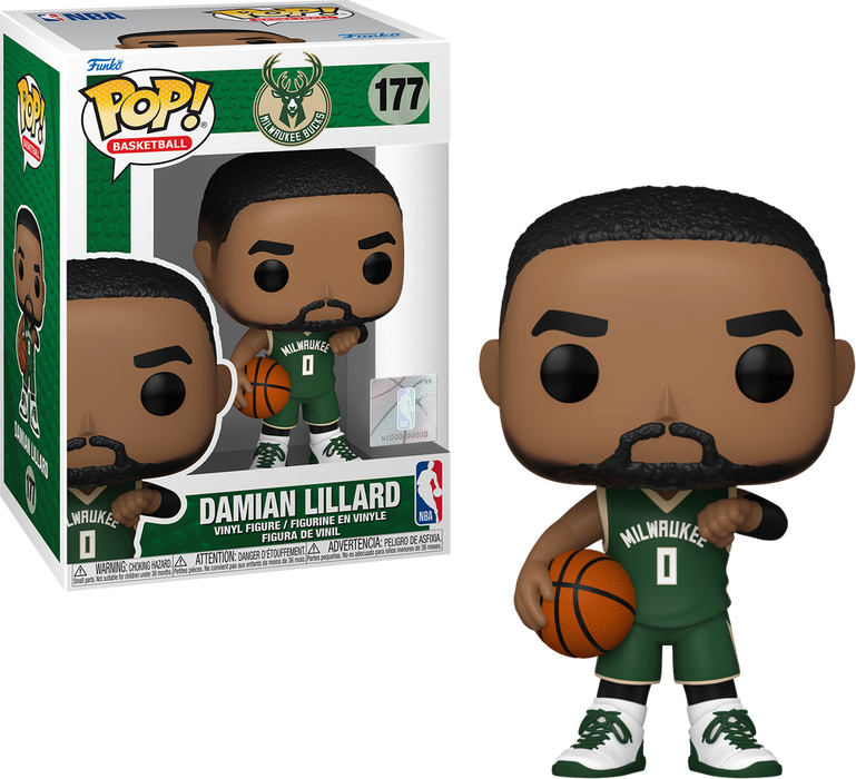 Funko POP! Basketball: Milwaukee Bucks - Damian Lillard #177