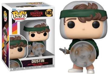 Funko POP! Television: Stranger Things - Dustin with Shield #1463