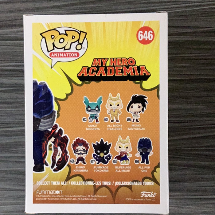 Funko POP! Animation: My Hero Academia - All For One (Big Apple Collectibles)(Signed/John Swasey/JSA)(Damaged Box) #646