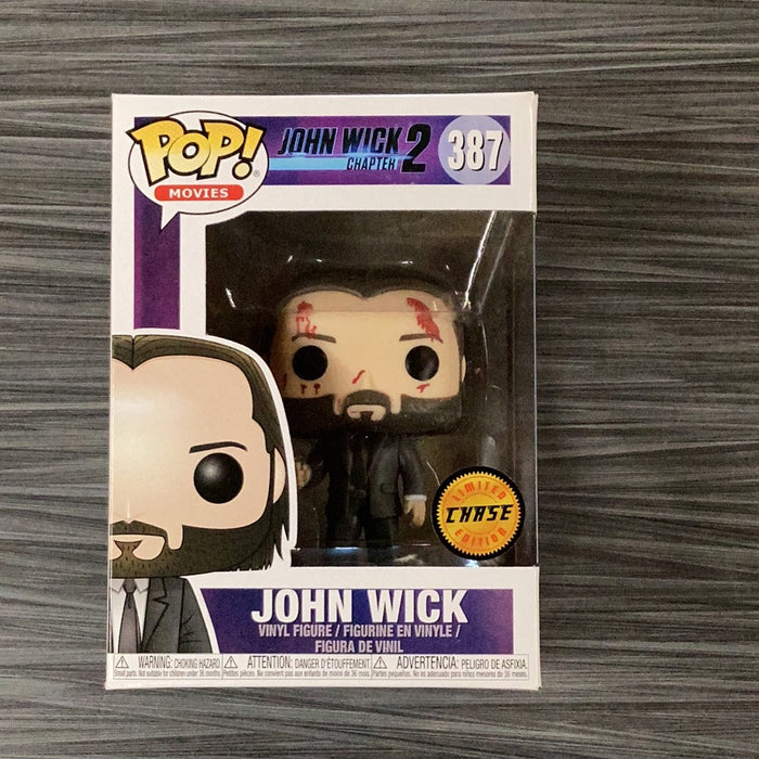 Funko POP! Movies: John Wick 2 - John Wick (CHASE)(Damaged Box)[A] #387