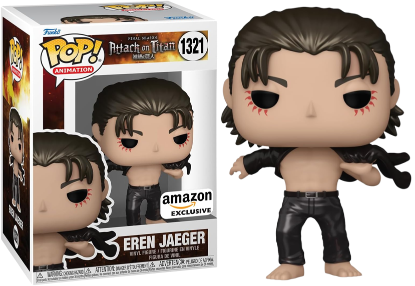 Funko POP! Animation: Attack On Titan - Eren Jaeger (Amazon) #1321