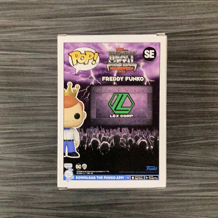 Funko POP! Heavy Metal Halloween 2023: Freddy Funko As Lex Luthor (Heavy Metal)(Halloween 2023)(3000PCS)(Damaged Box) #SE