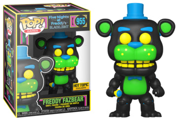 Funko POP! Games: Five Nights At Freddy's BlackLight - Freddy Fazbear (Hot Topic) #955