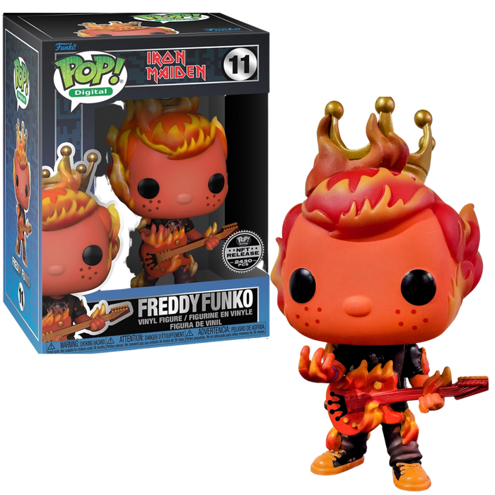 Funko POP! Digital: Iron Maiden - Freddy Funko (NFT Release 2430 PCS)(Damaged Box) #11