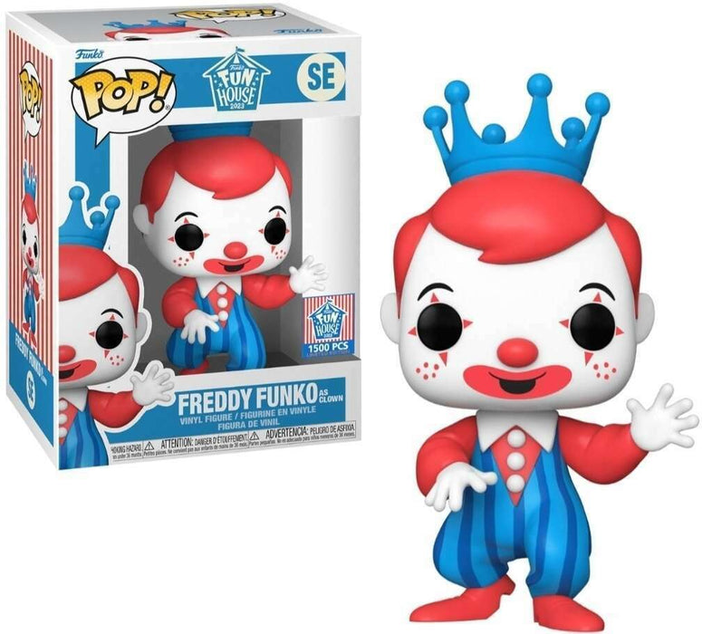 Funko POP! 2023 Fun House: Freddy Funko As Clown (2023 Fun House)(1500 PCS)(Damaged Box) #SE