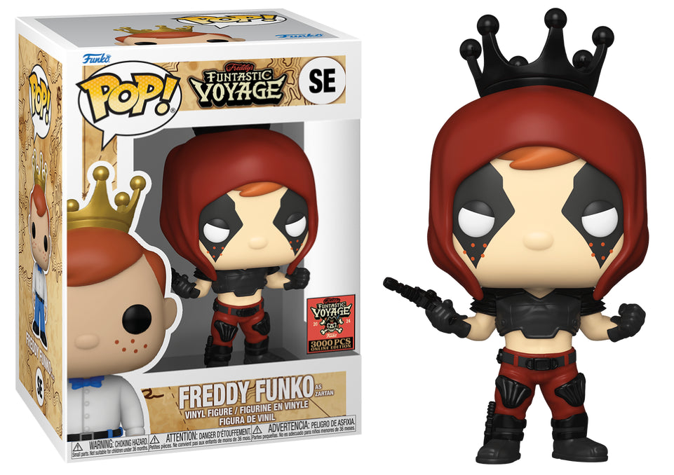 Funko POP! Funtastic Voyage: Freddy Funko As Zartan (2024 Funtastic Voyage 3000 PCS)(Damaged Box) #SE