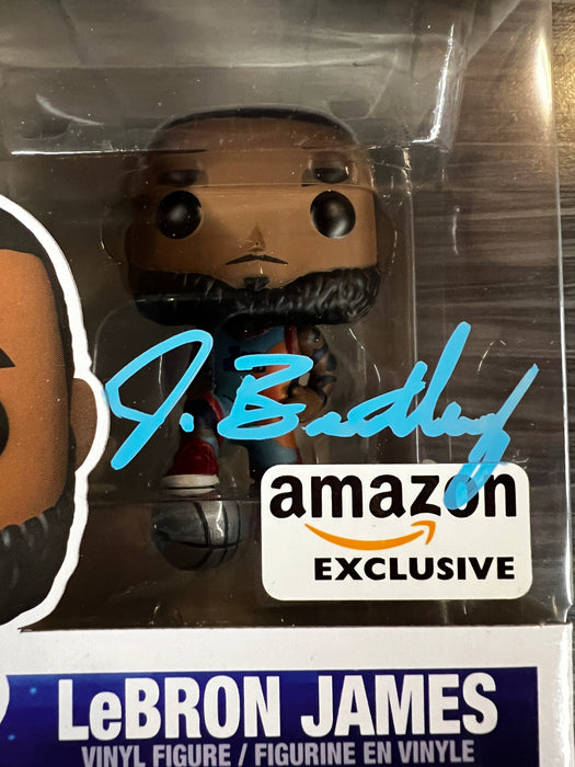 Funko POP! Movies: Space Jam - Lebron James (Amazon)(Signed/John Bentley/JSA)[A] #1091