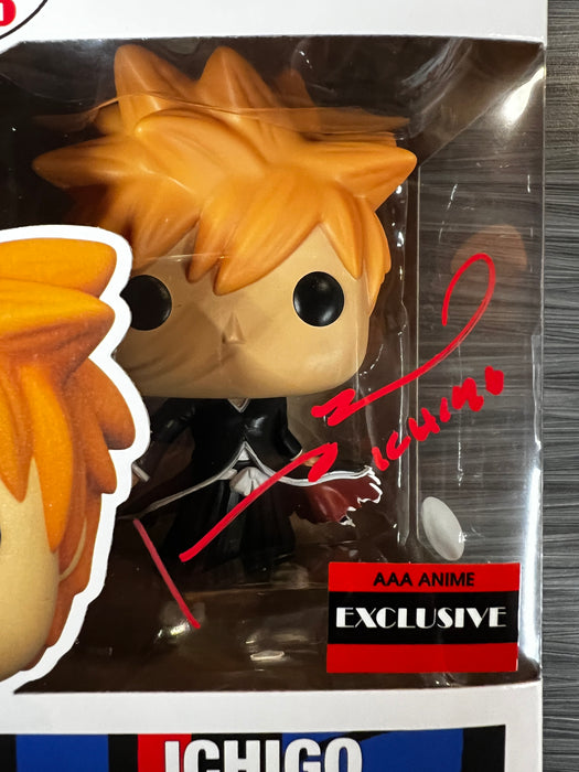 Funko POP! Animation: Bleach - Ichigo (AAA)(Signed/Johnny Yong Bosch/JSA) #1087