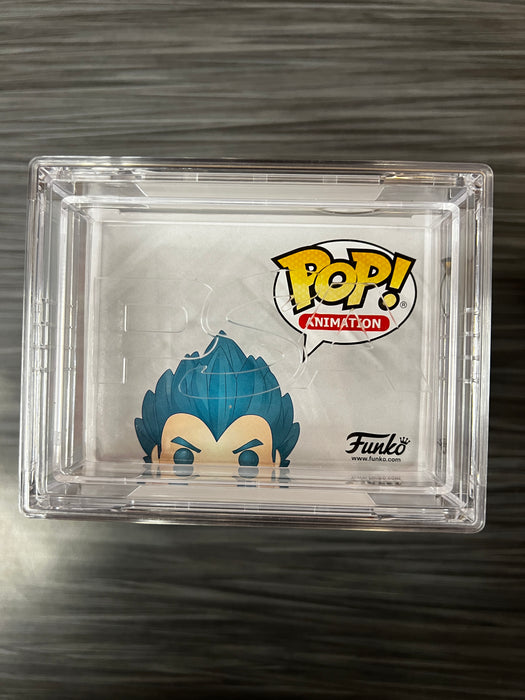 Funko POP! Dragon Ball Super: Vegeta Powering Up [Metallic](Chalice Collectibles)(CHASE)(Signed/Christopher Sabat/PSA Encapsulated) #713