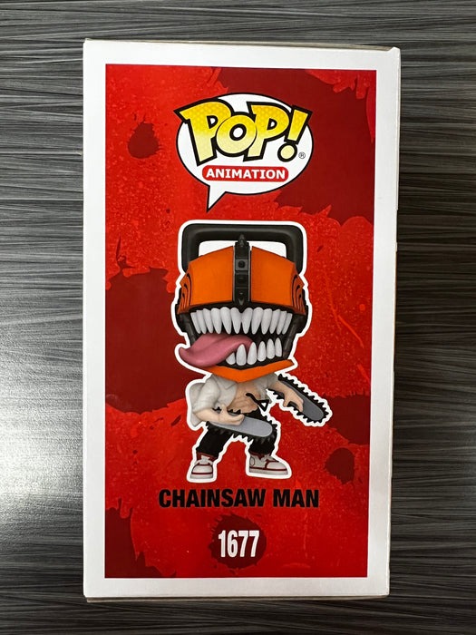 Funko POP! Animation: Chainsaw Man (CHASE)(Signed/Ryan Colt Levy/JSA) #1677