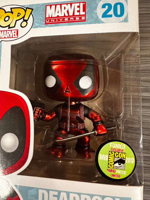 Funko POP! Marvel: Deadpool [Metallic](2013 SDCC)(480 PCS) #20