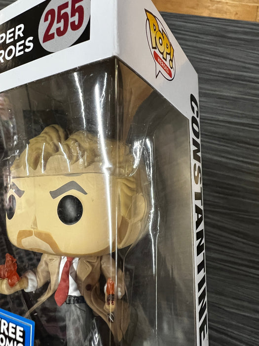 Funko POP! Heroes: DC Super Heroes - Constantine (Free Comic Book Day)(PX Previews)(Damaged Box) #255