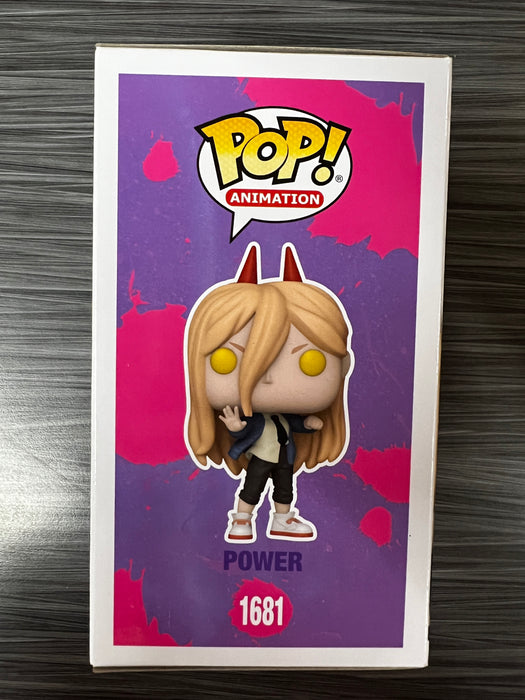 Funko POP! Animation: Chainsaw Man - Power (Signed/Sarah Weidenheft/JSA)[A] #1681