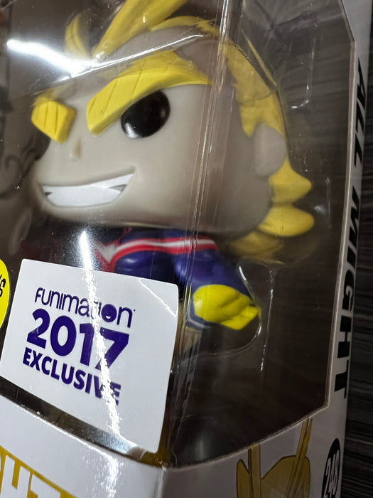 Funko POP! Animation: My Hero Academia - All Might (GiTD)(2017 Funimation)(Damaged Box) #248