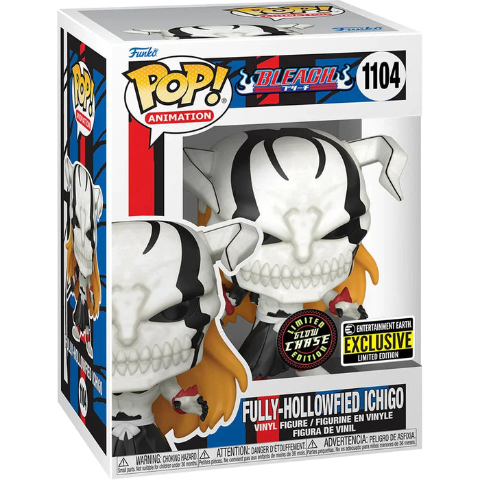 Funko POP! Animation: Bleach - Fully Hollowfied Ichigo (Entertainment Earth)(GiTD)(CHASE)(Damaged Box) #1104