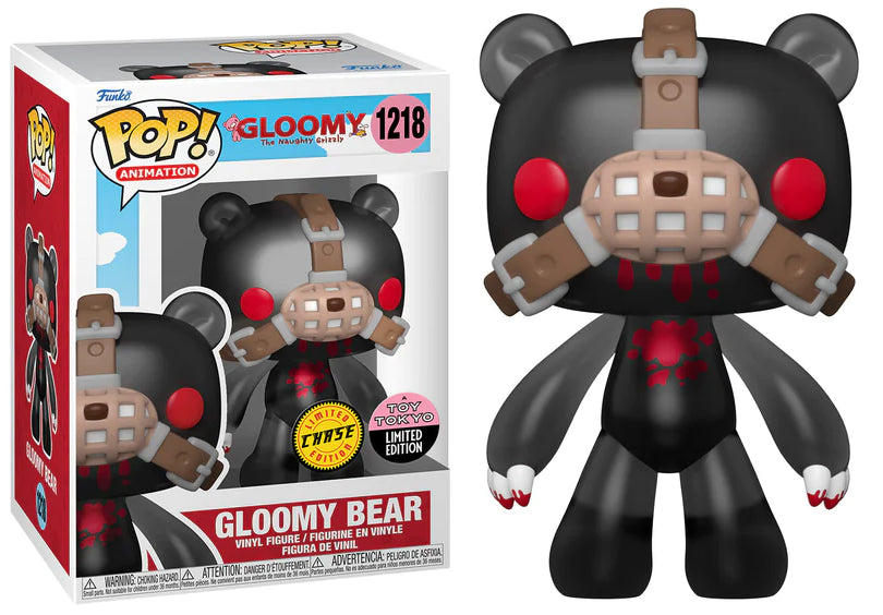 Funko POP! Animation: Gloomy The Naughty Grizzly - Gloomy Bear (Toy Tokyo)(CHASE)(Damaged Box) #1218