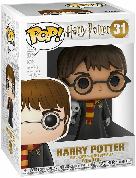 Funko POP! Harry Potter: Harry Potter [Robes and Hedwig](Hot Topic)(Damaged Box) #31