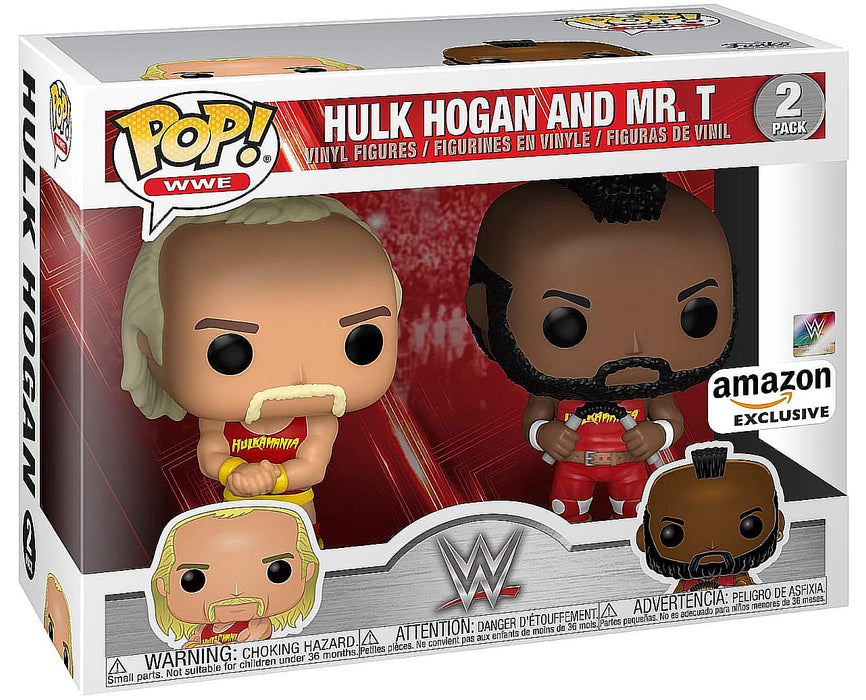 Funko POP! WWE: Hulk Hogan and MR. T (Amazon) [2-Pack]