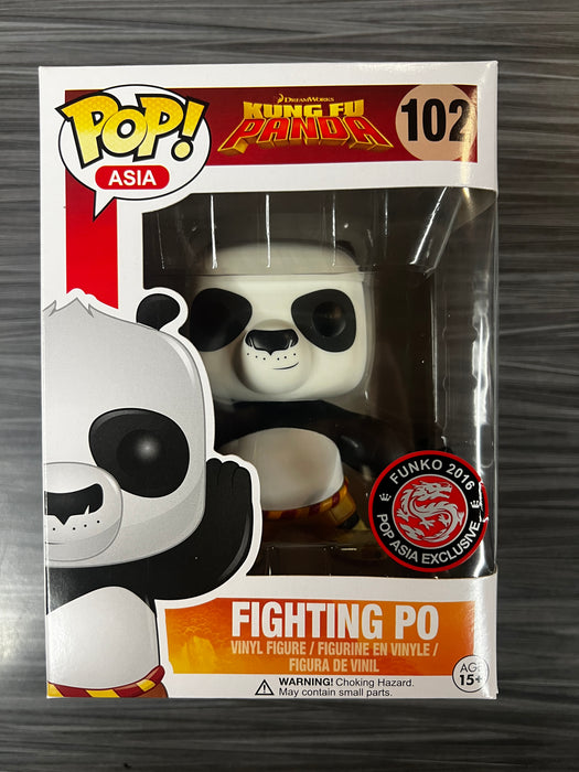 Funko POP! Asia: Kung Fu Panda -Fighting Po (Funko 2016 Pop Asia Exclusive)(Damaged Box)[A] #102