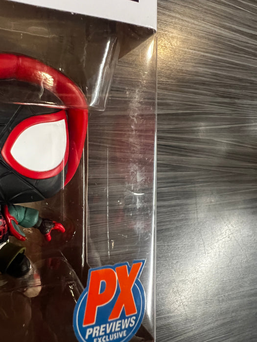 Funko POP! Spiderman Into the Spiderverse: Miles Morales (PX Preview)(Damaged Box) #529