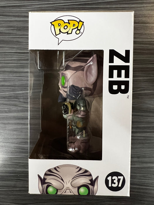 Funko POP! Star Wars Rebels: Zeb (Damaged Box)[A] #137