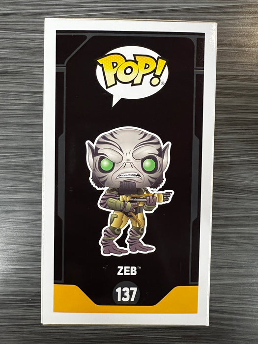 Funko POP! Star Wars Rebels: Zeb (Damaged Box)[A] #137