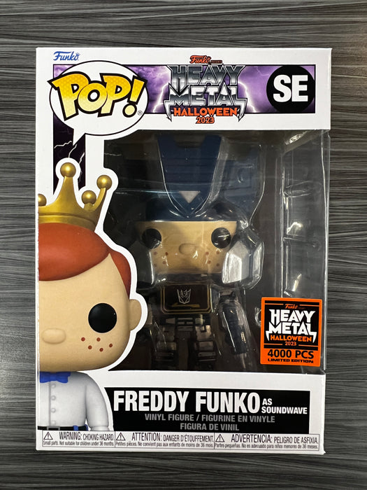 Funko POP! Heavy Metal Halloween 2023: Freddy Funko as Soundwave (2023 Heavy Metal 4,000 PCS)(Damaged Box)[B] #SE