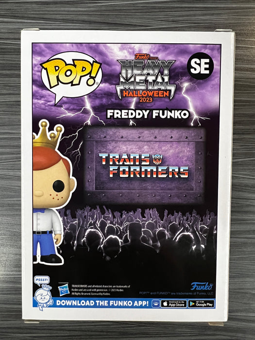 Funko POP! Heavy Metal Halloween 2023: Freddy Funko as Soundwave (2023 Heavy Metal 4,000 PCS)(Damaged Box)[B] #SE