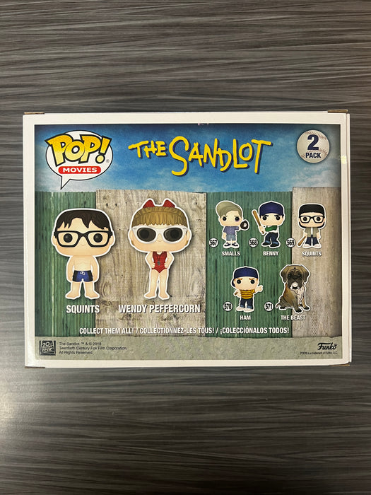 Funko POP! Movies: The Sandlot - Squints & Wendy Peffercorn (Target)(Damaged Box) [2 Pack] [A]