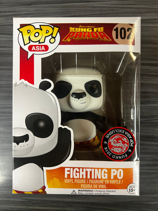 Funko POP! Asia: Kung Fu Panda -Fighting Po (Funko 2016 Pop Asia Exclusive)(Damaged Box)[B] #102