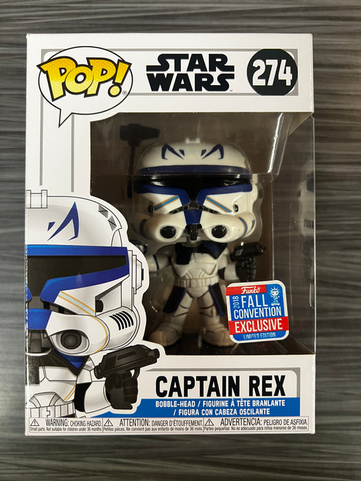 Funko POP! Star Wars: Captain Rex (2018 Fall Convention)[B] #274