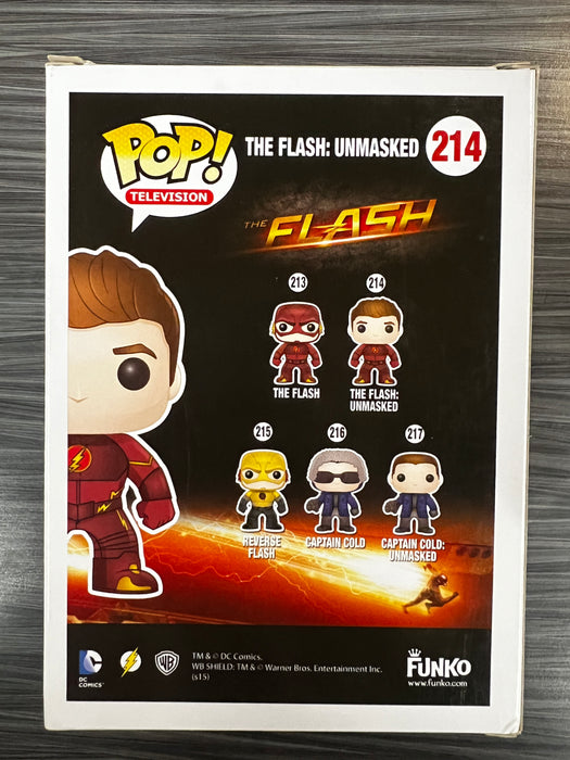 Funko POP! Television: Flash - The Flash Unmasked (2015 SDCC)(Damaged Box) #214